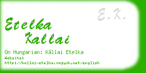 etelka kallai business card